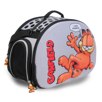 Garfield Transporter dla kota, z t�oczeniem eva 3d szary, 43 x 32 x 23cm