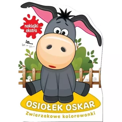Zwierzakowe kolorowanki. Osio�ek Oskar