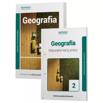 Geografia 2. Podr�cznik i maturalne karty pracy. Szko�y ponadpodstawowe. Zakres rozszerzony - Agnieszka Mal�g, S�awomir Kurek