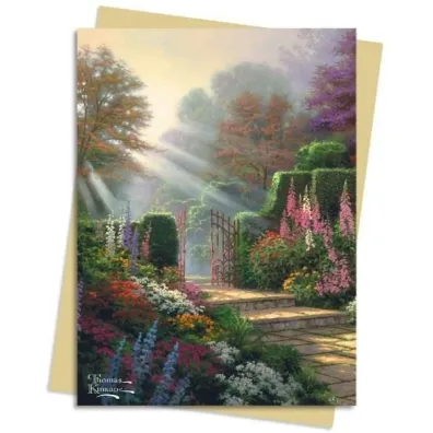Karnet B6 Ogr�d Thomas Kinkade