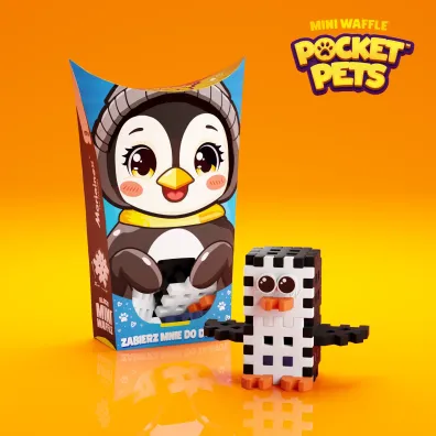 KLOCKI KONSTR WAFLE MINI 17EL PINGWIN MARIO WB