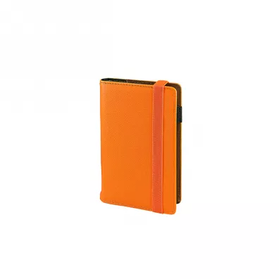 Notes A6 na gumk� w kratk� pomara�czowy N41B-60