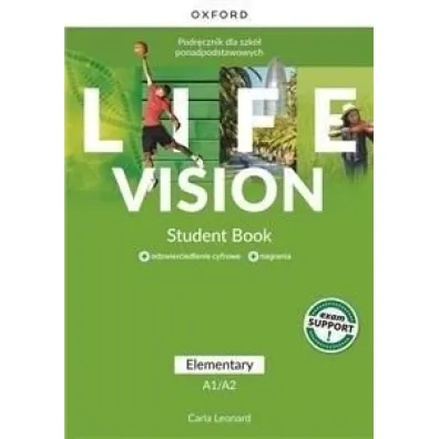 Life Vision. Elementary A1/A2. Podr�cznik + wersja cyfrowa + multimedia - Carla Leonard