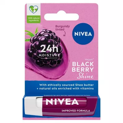 Nivea Blackberry Shine pomadka do ust 4.8 g
