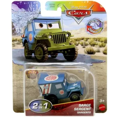 Cars Auta Auto zmieniaj�ce kolor Mattel