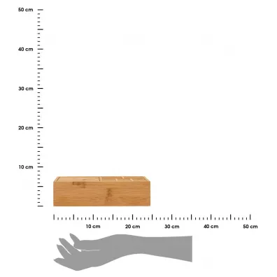 5five Simply Smart Organizer z lusterkiem bambusowy