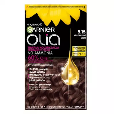 Garnier Olia farba do w�os�w 5.15 Frozen Brown