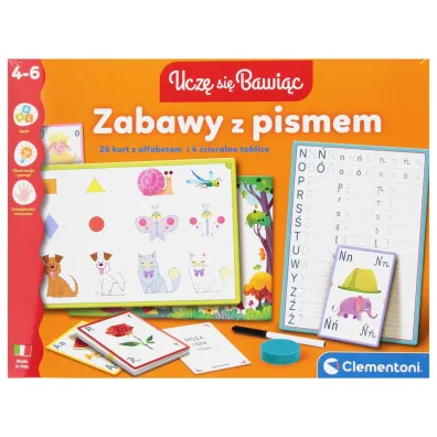 Zabawy z pisaniem 4-6l CLEMENTONI 50431  CLM