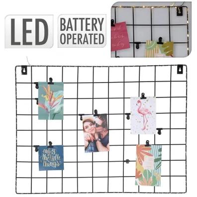 H&S Decoration Organizer cienny z owietleniem LED 60x45 cm
