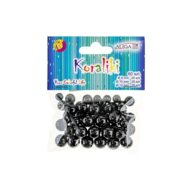 Aliga Koraliki plastikowe 60 szt