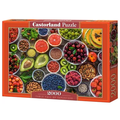 Puzzle 2000 el. Table Full of Superfood Castorland