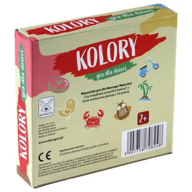 Kolory gra dla dzieci Kangur