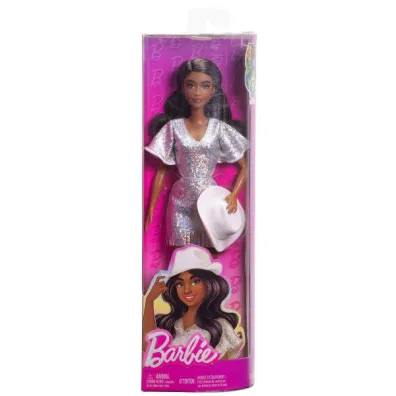Barbie lalka kowbojka w brokatowej sukience Mattel