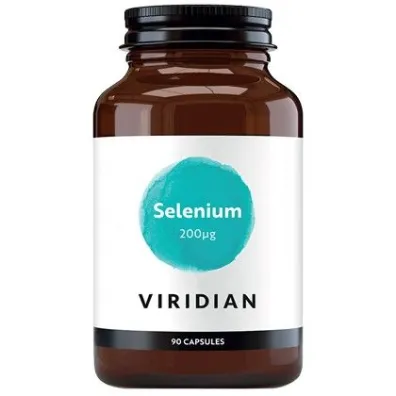 Viridian Selen 200ug - suplement diety 90 kaps.
