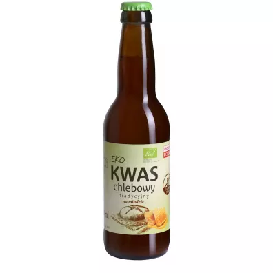 Eko Natura Kwas chlebowy tradycyjny na miodzie bezglutenowy 330 ml Bio