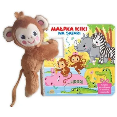 Ma�pka Kiki na safari ksi��ka z maskotk� - Jarek  �ukowski