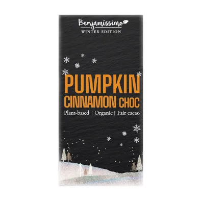 Benjamissimo Tabliczka kakaowa dynia - cynamon 60 g Bio