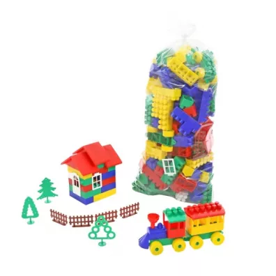 Polesie 36124 Klocki Budowniczy (181 elem. w worku )