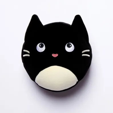 Puckator Pluszowa poduszka podr�na z opask� na oczy Relaxeazzz - Kot Feline Fine