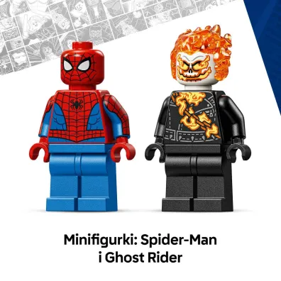 LEGO Super Heroes Spider-Man kontra Ghost Rider na motocyklu 76335