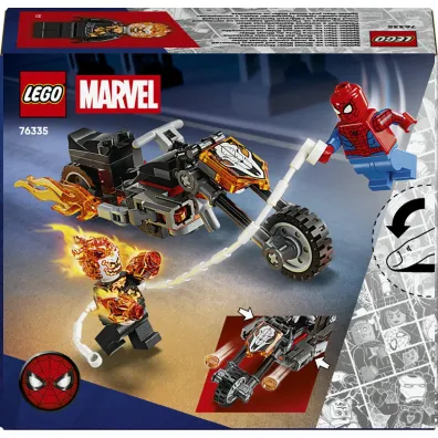 LEGO Super Heroes Spider-Man kontra Ghost Rider na motocyklu 76335