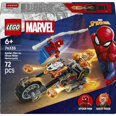 LEGO Super Heroes Spider-Man kontra Ghost Rider na motocyklu 76335