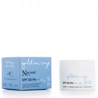 Nacomi Next Level SPF50 PA++++ miejski krem wodoodporny do twarzy City 50 ml