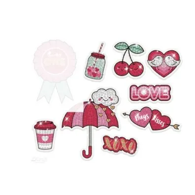 Naklejki Haft diamentowy love Dalprint