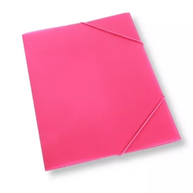 Penword Teczka A4 z gumk� plastikowa r�owa