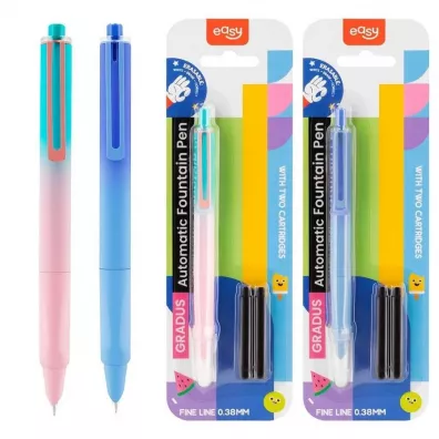 Easy Stationery Pi�ro wieczne wymazywalne + 2 naboje mix EASY