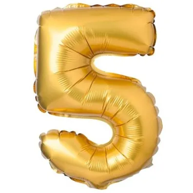 Arpex Balon foliowy matowy zoty 5 69cm