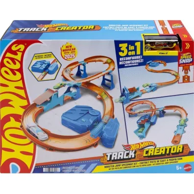 Hot Wheels. Track Creator Tor Super skok z nap�dem Mattel
