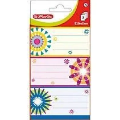 Herlitz Naklejki szkolne Kwiaty Kolorowe