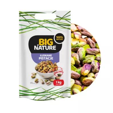 Big Nature Pistacje uskane niesolone 1 kg