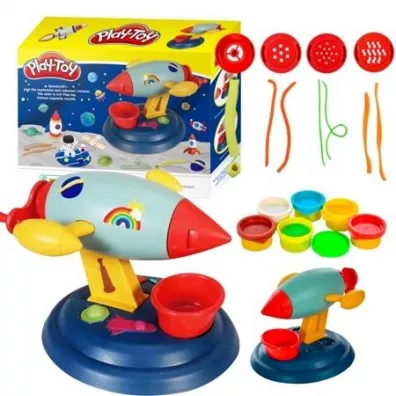Zestaw do ciastoliny Samolot 6 kolor�w Maksik
