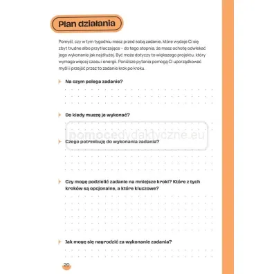 Mam plan 12-tygodniowy dziennik planowania i budowania nawyk�w dla m�odzie�y