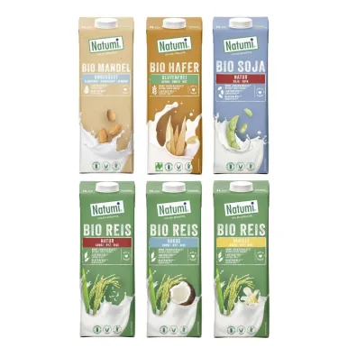 Natumi Nap�j bezglutenowy - mix smak�w Zestaw 5 x 1 l Bio