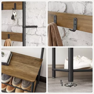 Songmics Szafka na buty do przedpokoju 175 cm