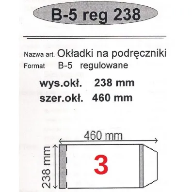 Narnia Ok�adka na podr�cznik B5 regulowana 25 szt.