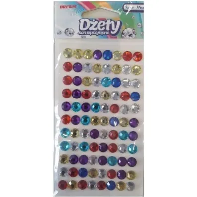 Brewis D�ety samoprzylepne kolorowe 8 mm 88 szt.
