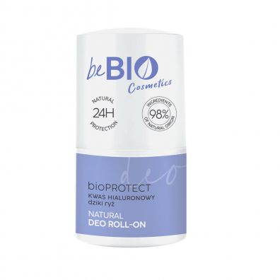 beBIO Ewa Chodakowska Naturalny dezodorant roll-on z kwasem hialuronowym 50 ml