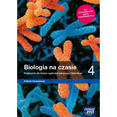 Biologia na czasie 4. Podr�cznik dla liceum og�lnokszta�c�cego i technikum. Zakres rozszerzony. Szko�y ponadpodstawowe - Franciszek Dubert, Marek Jurgowiak, W�adys�aw Zamachowski