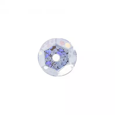 Cekiny hologramowe H 80 srebrny 6mm, 10g