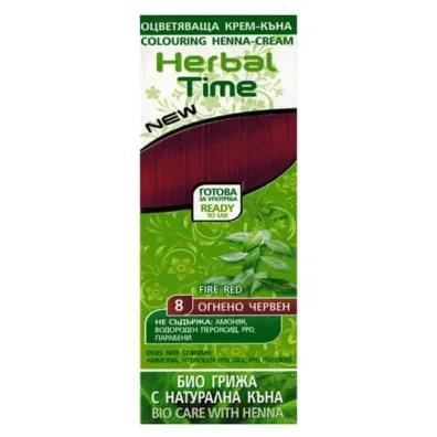 Herbal Time Naturalna Henna Ognista Czerwie� 75 ml
