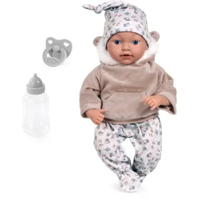 Lalka Reborn - 38cm + akcesoria Bayer