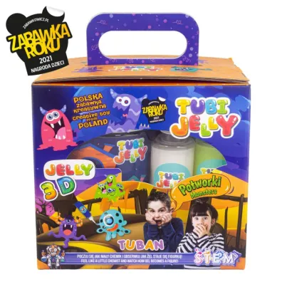 Tubi Jelly 6 kolor�w + akwarium - Potworki Tuban