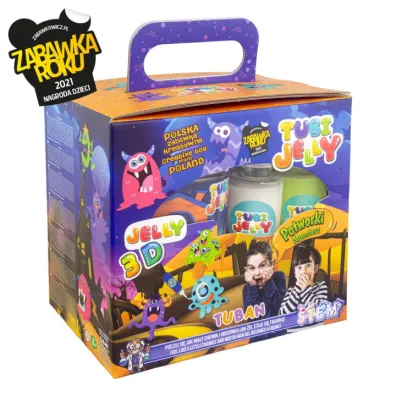 Tubi Jelly 6 kolor�w + akwarium - Potworki Tuban