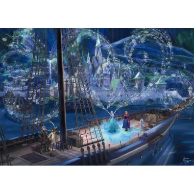 Puzzle 1000 T.Kinkade PQ Kraina lodu Mi�o�� i Magia Disney 114002 Schmidt