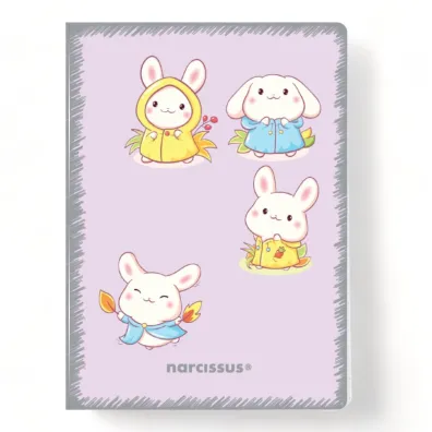 Narcissus Zeszyt A6 40k. kratka PP Kawaii 60g