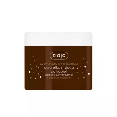 Ziaja Czekoladowy miszmasz galaretka myj�ca do k�pieli Nadziewane Pralinki 260 ml